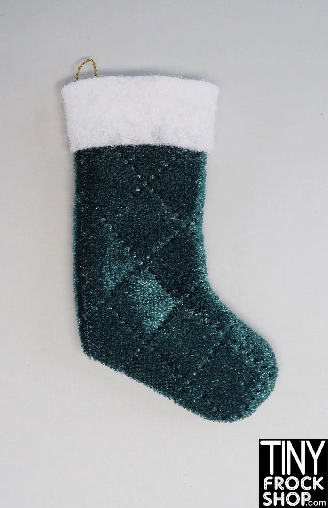 12" Fashion Doll Velvet Christmas Stockings By Ash Decker - 2 Colors