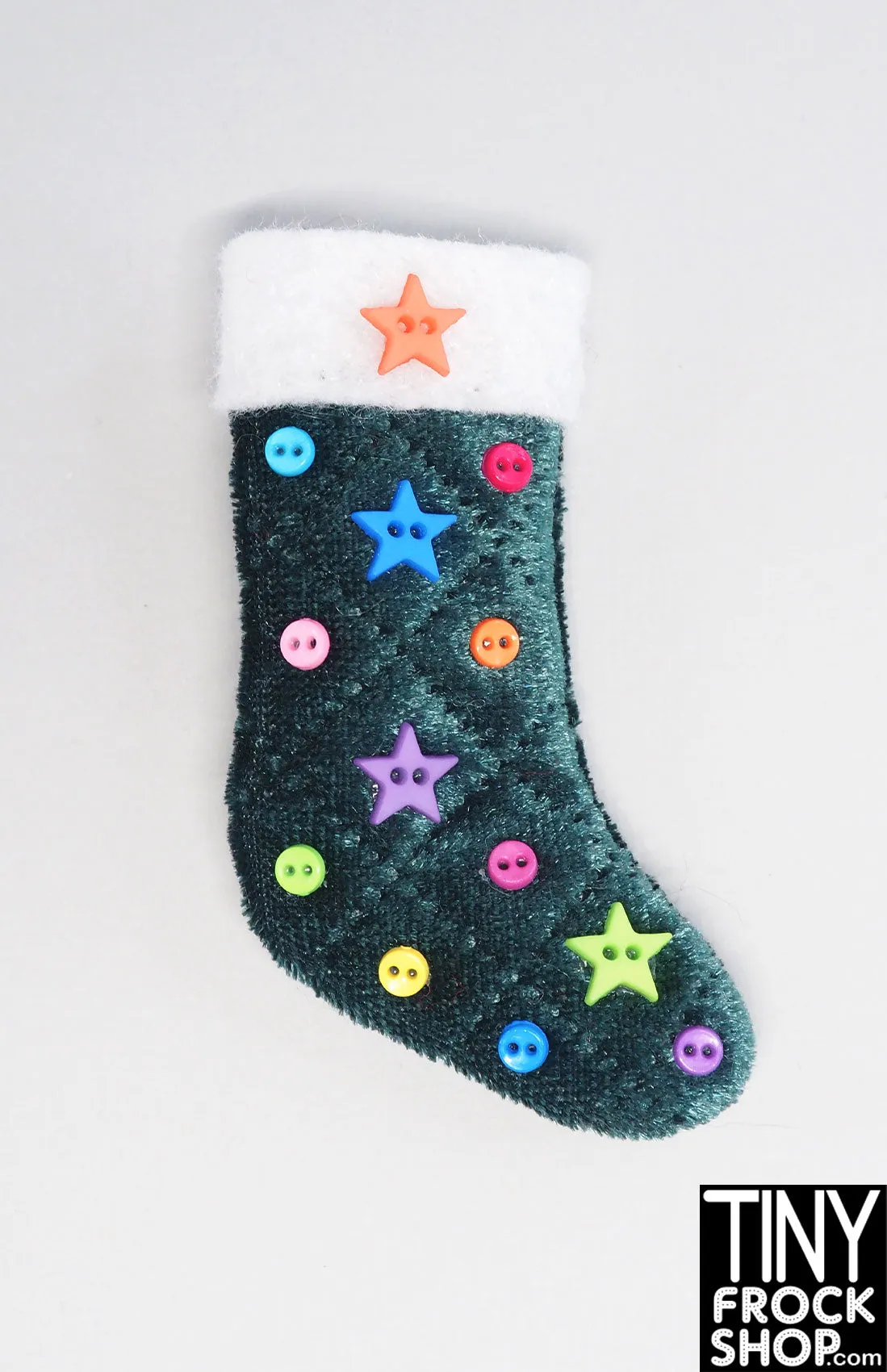 12" Fashion Doll Velvet Decor Christmas Stockings By Ash Decker - 2 Colors