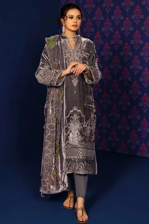 Adans Libas - Plachi Embroidered Unstitched Collection - 5408