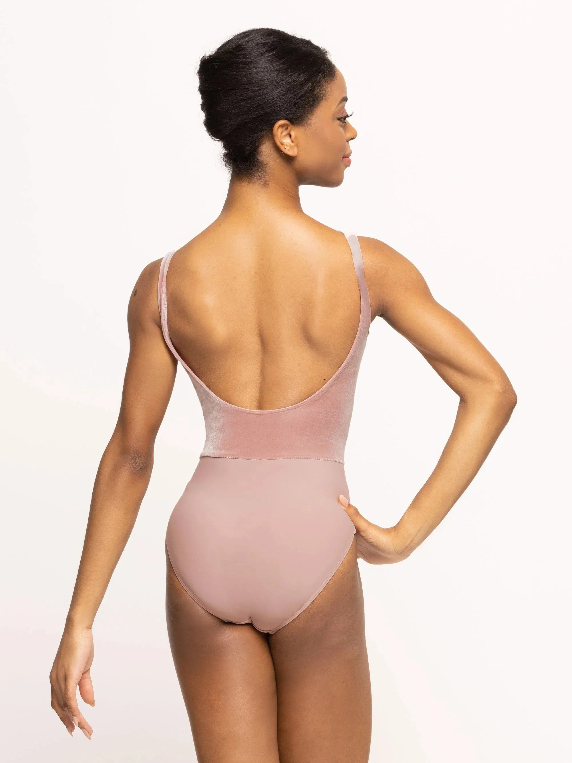 Allison Dusty Rose Velvet Leotard - Elevé