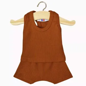 Basic Undrewear Set in Coniac Ribbed Knit for Minikane Gordis Dolls