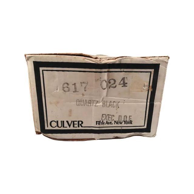 Culver Mid-Century Quartz Black Double Old Fashion Glasses (Set of 4)
