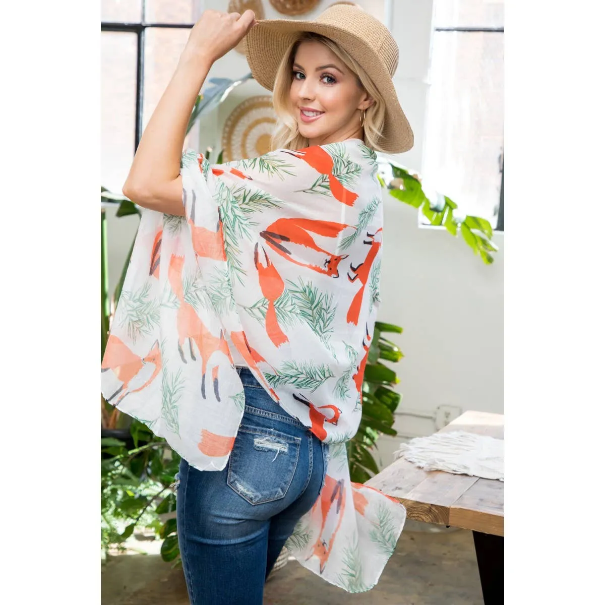Fox Print Scarf