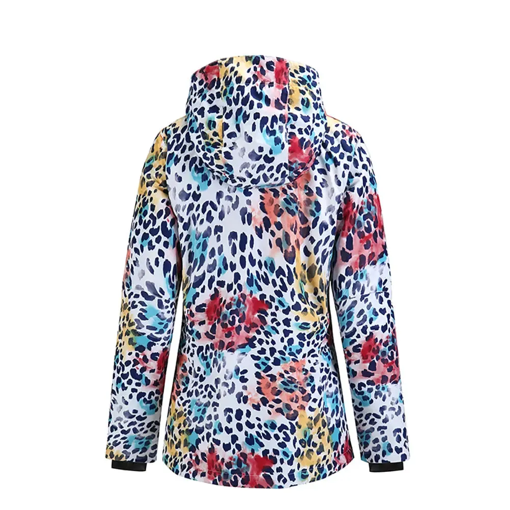 HOTIAN Women's 3D Neckline Dynamic Fashion Snowboard Ski Jacket