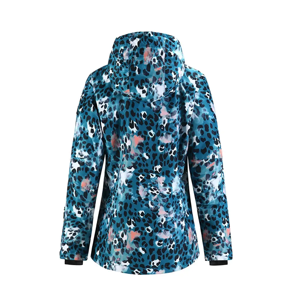HOTIAN Women's 3D Neckline Dynamic Fashion Snowboard Ski Jacket