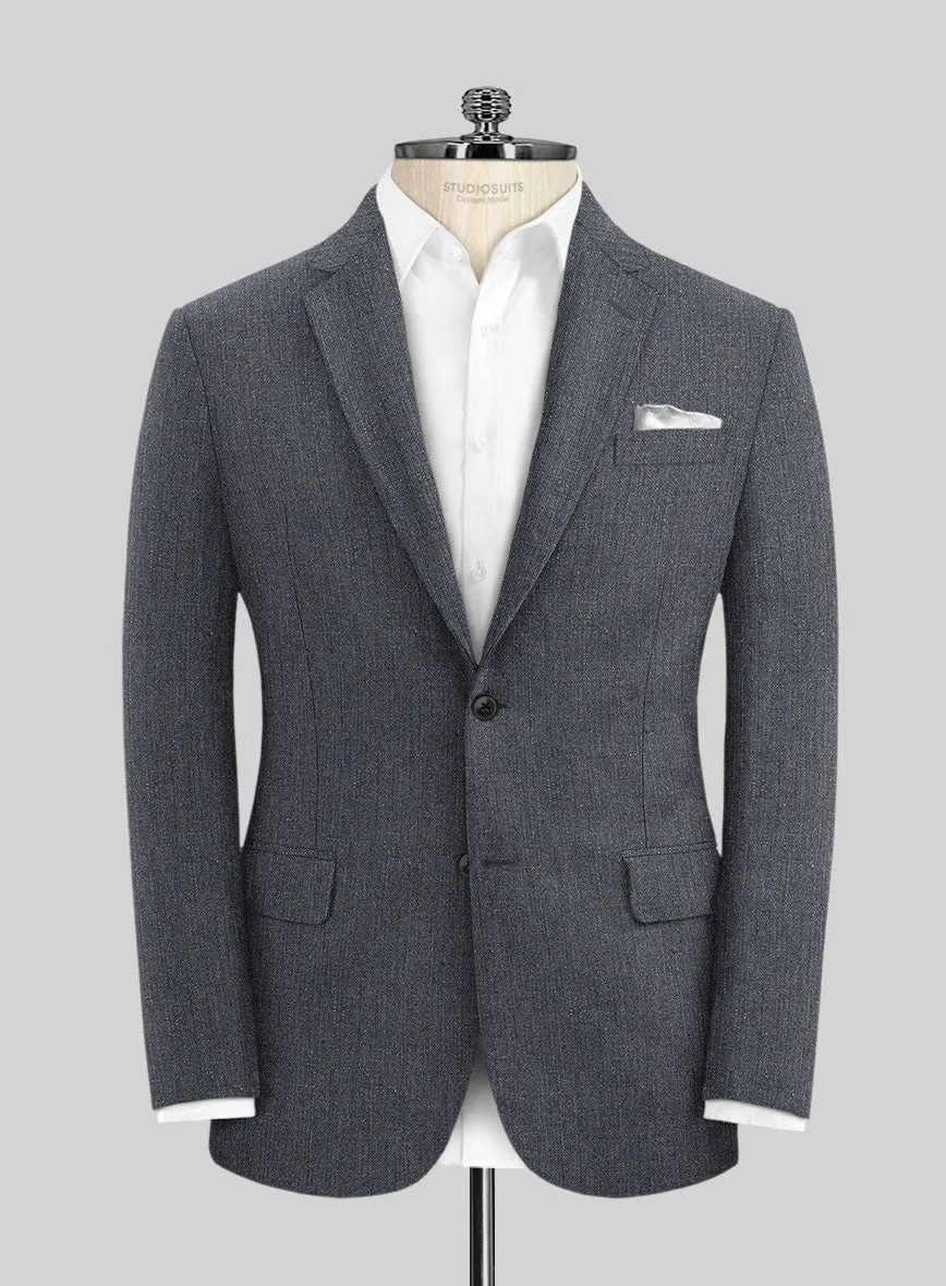 Italian Linen Zod Blue Jacket