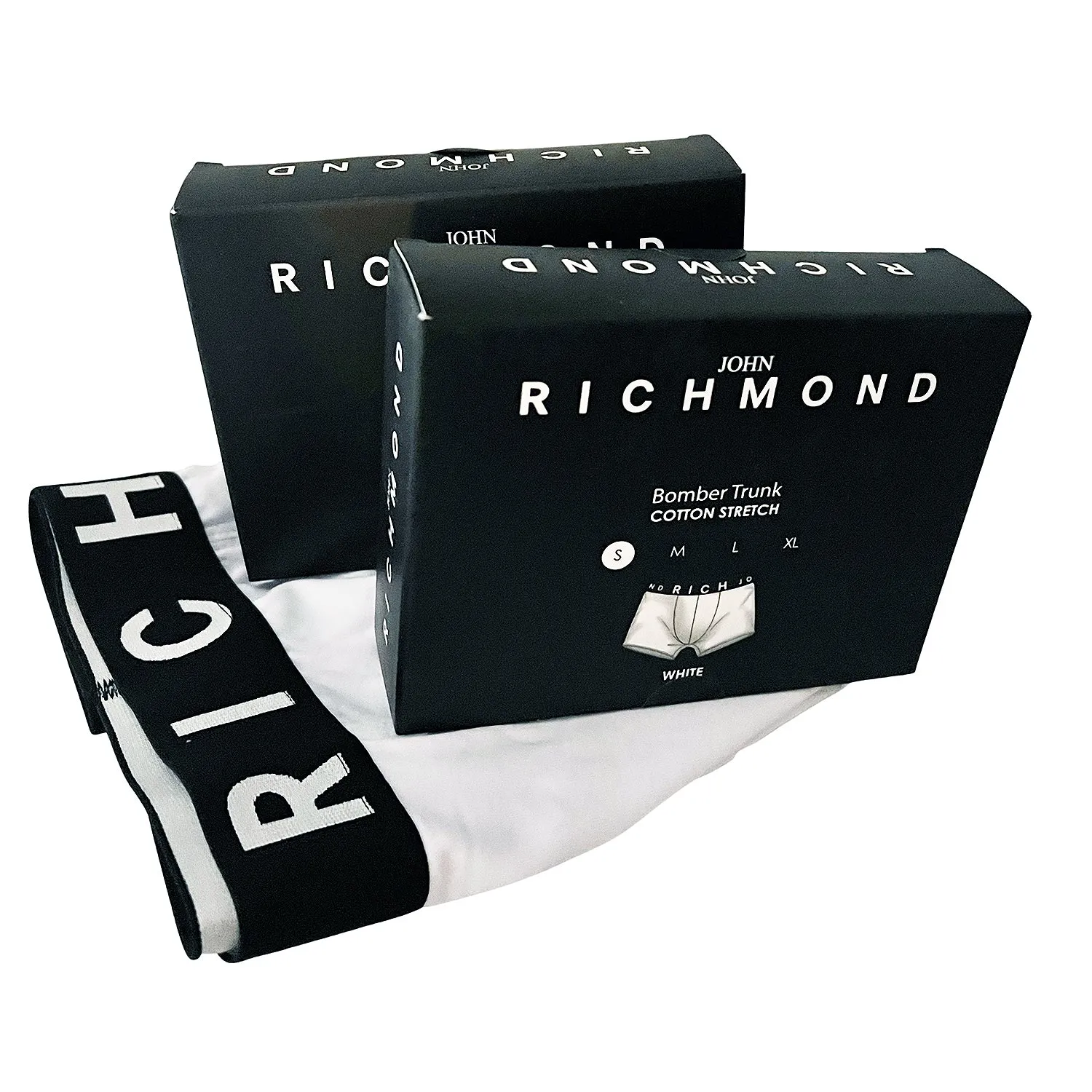 John Richmond - "LONDON" Trunks in White