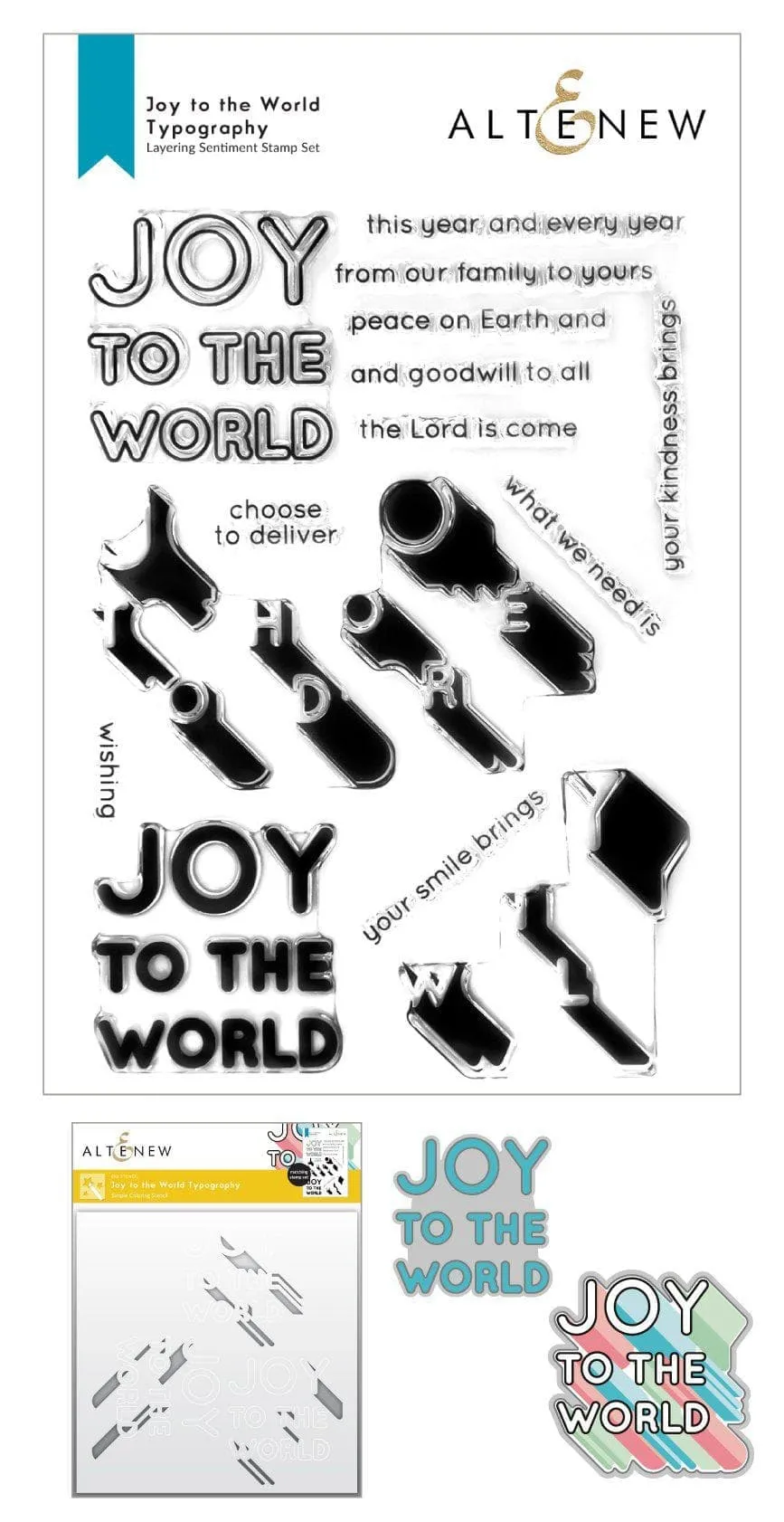 Joy To The World Typography