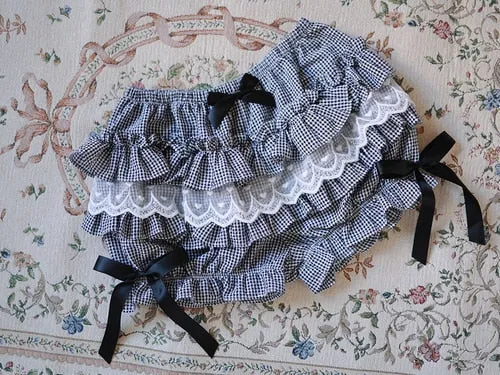 Kawaii Aesthetic E-girl Coquette Ruffle Bloomers
