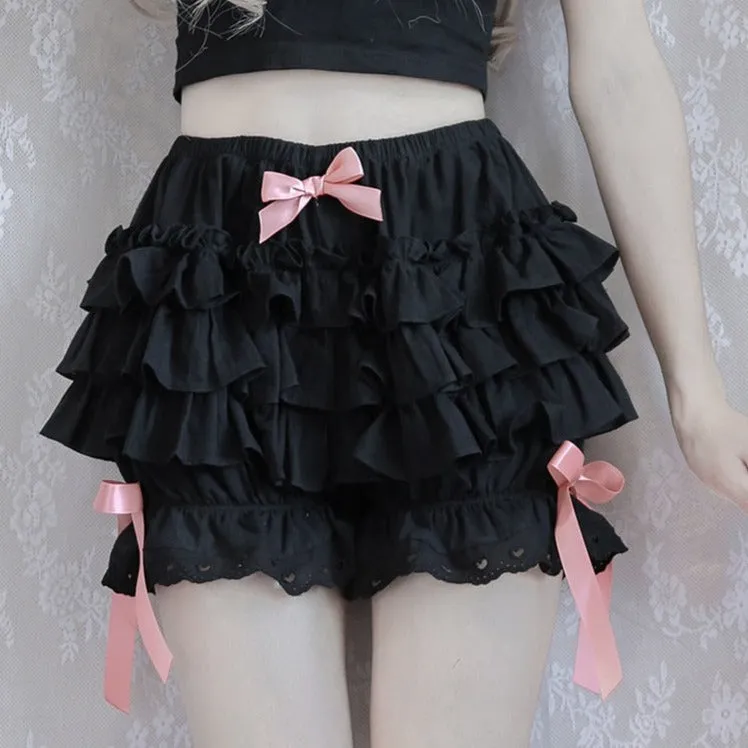 Kawaii Aesthetic E-girl Coquette Ruffle Bloomers