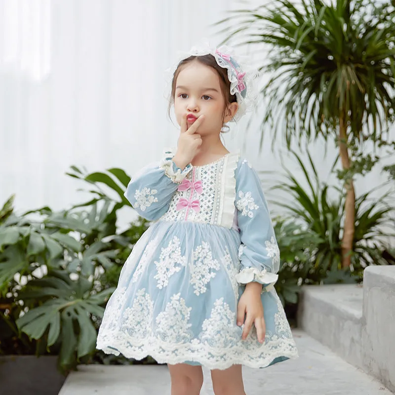 Kid Lolita Lace Embroidery Dress