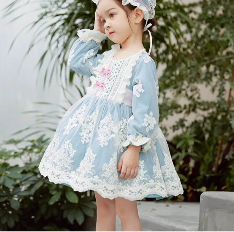 Kid Lolita Lace Embroidery Dress