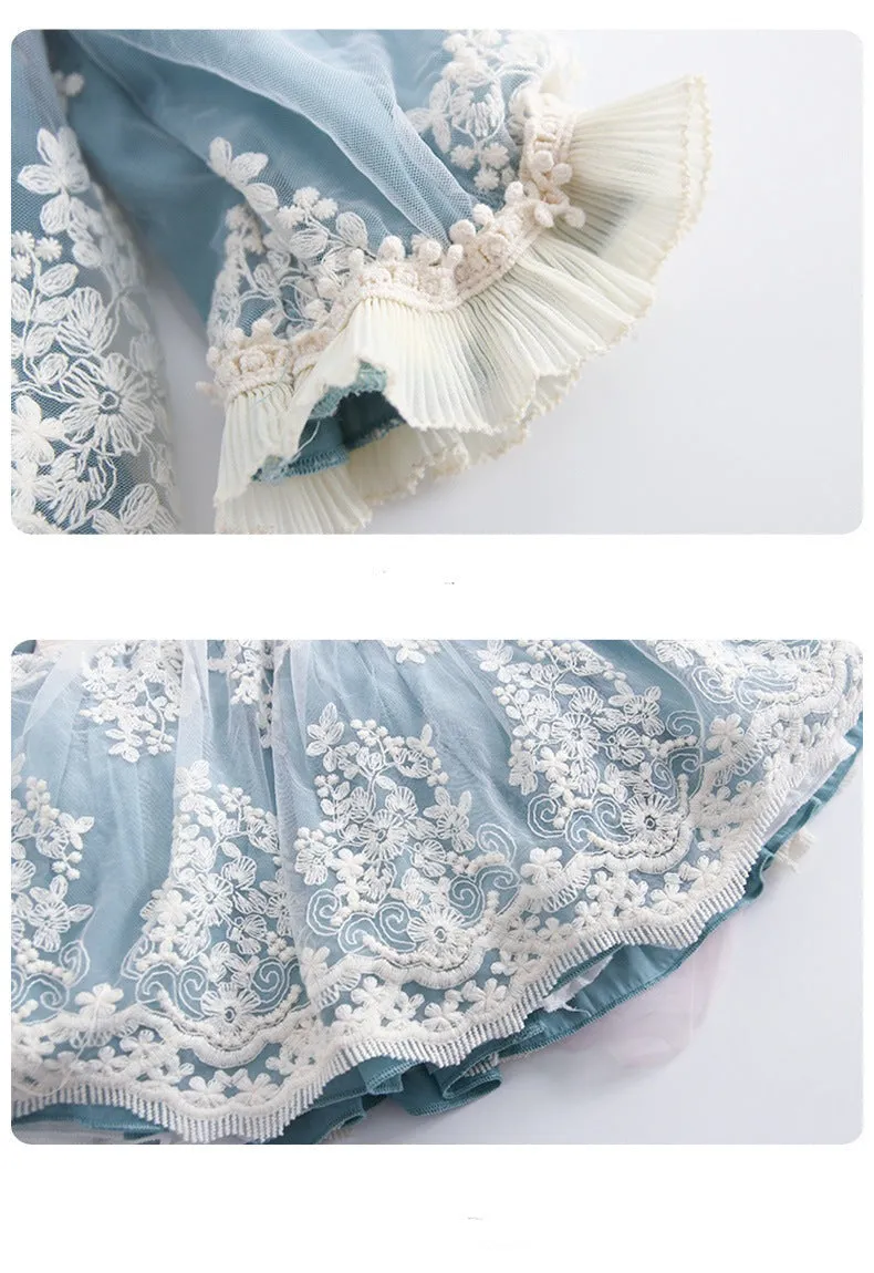 Kid Lolita Lace Embroidery Dress