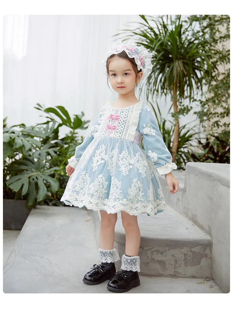 Kid Lolita Lace Embroidery Dress