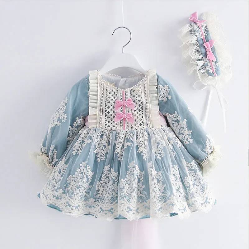 Kid Lolita Lace Embroidery Dress