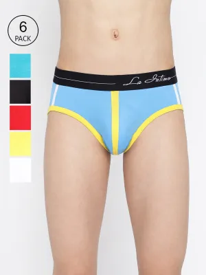 La Intimo Retro Style Brief (Pack of 6)