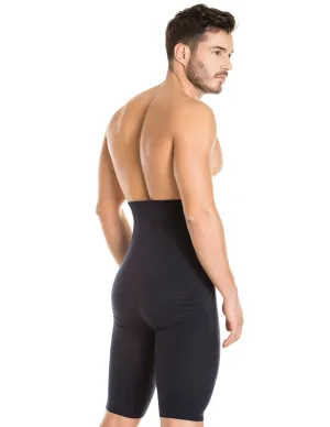 Men High Waist Compression Boxer Briefs