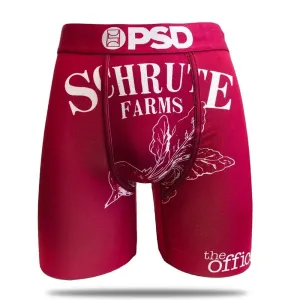 PSD The Office Dwight Mens Athletic Boxer Briefs Beets Funny X-Large Schrute Farms Underwear - E11911037-MRN-XL