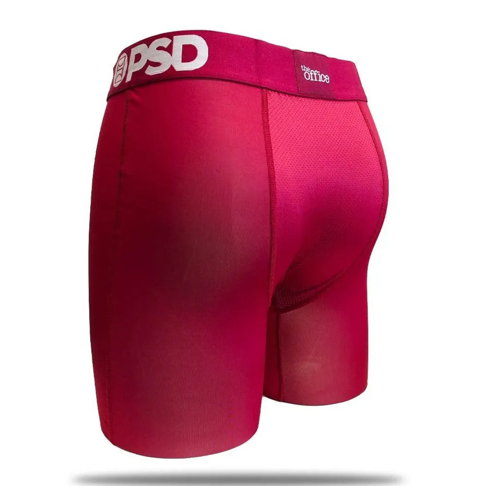 PSD The Office Dwight Mens Athletic Boxer Briefs Beets Funny X-Large Schrute Farms Underwear - E11911037-MRN-XL