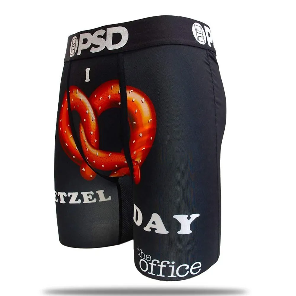 PSD The Office Mens Athletic Boxer Briefs X-Large Black Underwear - E11911038-BLK-XL