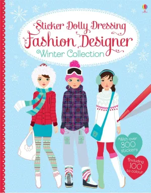 Usborne Sticker Dolly Dressing Fashion Winter