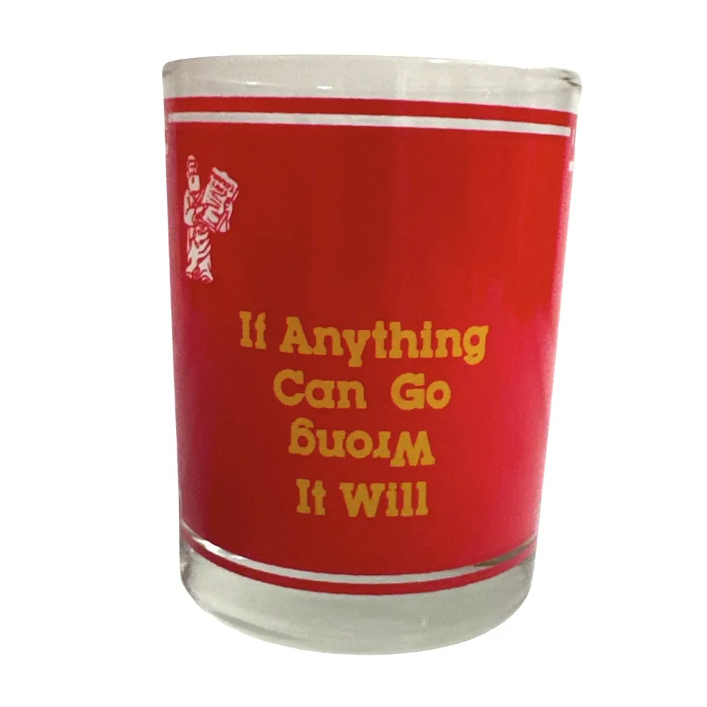 Vintage Novelty Advise Double Old Fashion Glasses (Set of 6)